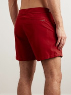 Loro Piana - Schooner Straight-Leg Mid-Length Swim Shorts - Red