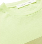 1017 ALYX 9SM - Printed Cotton-Jersey T-Shirt - Yellow