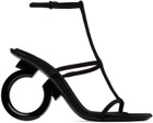 Ferragamo Black Elina Heeled Sandals