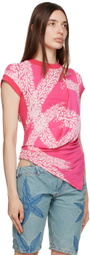 Masha Popova Pink Layered T-Shirt