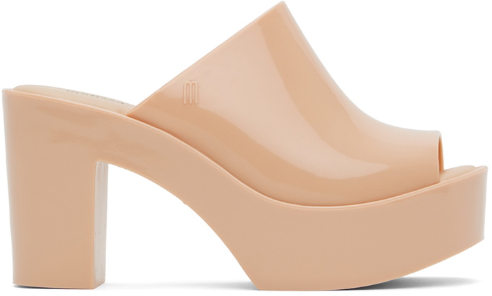 Photo: Melissa Beige Mule Heeled Sandals