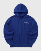 Avirex STACKED LOGO HOODIE Blue Mens Zipper