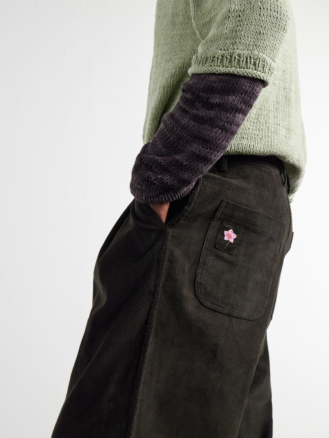 Kardo - Antonio Straight-Leg Cotton-Corduroy Suit Trousers - Green