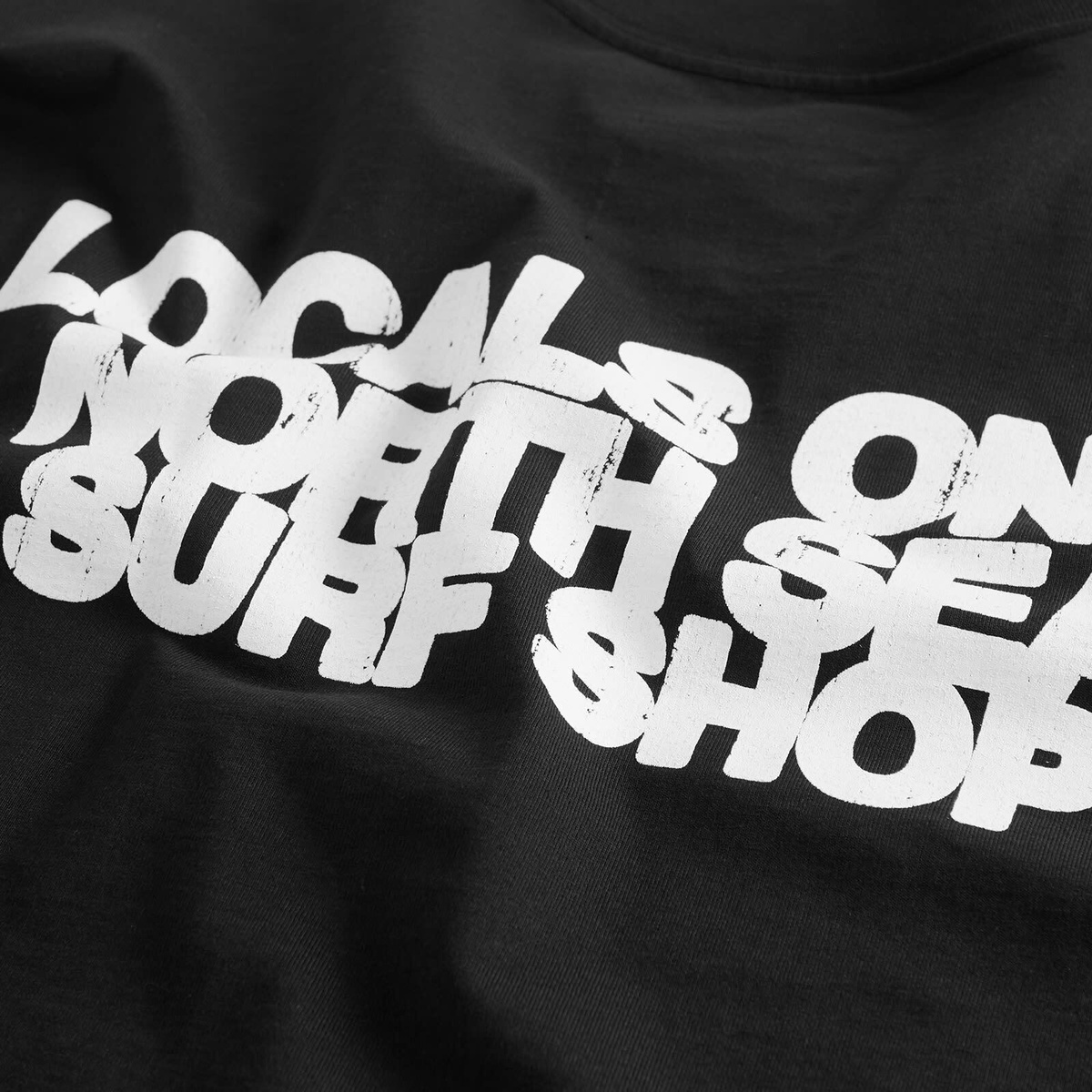 END. Coastal Locals Only Long Sleeve T-Shirt in Black