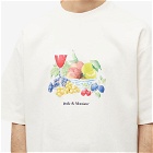 Drole de Monsieur Men's Drôle de Monsieur Fruit T-Shirt in Cream