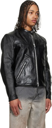 OUR LEGACY Black Yurei Leather Jacket