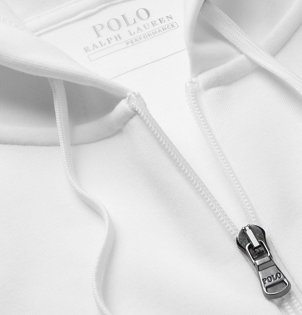 Polo Ralph Lauren - Jersey Zip-Up Hoodie - Men - White Polo Ralph Lauren