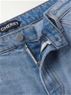 CHERRY LA - Straight-Leg Distressed Jeans - Blue