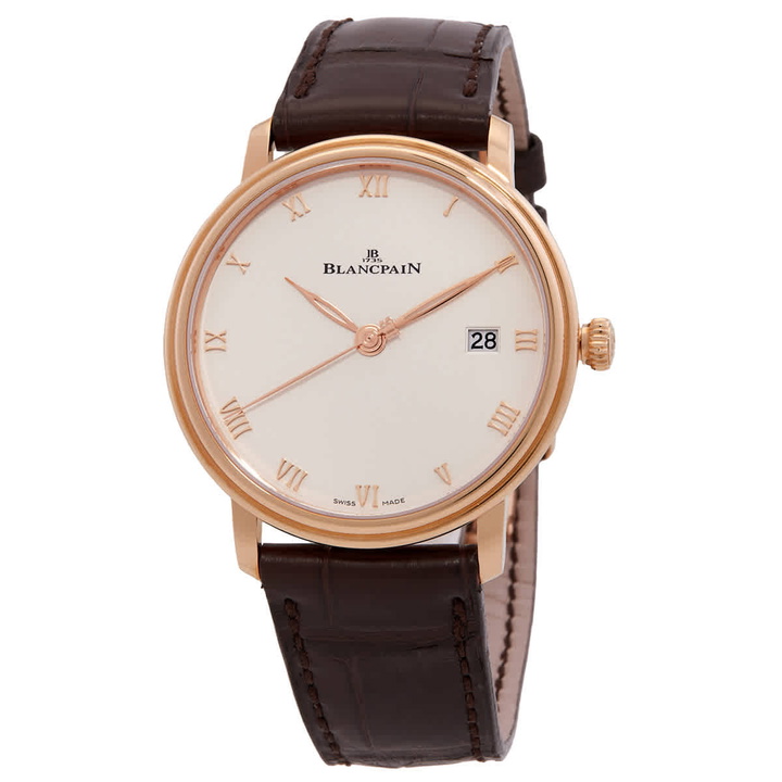 Photo: Blancpain Villeret Ultraplate Automatic White Dial Watch 6224 3642 55B