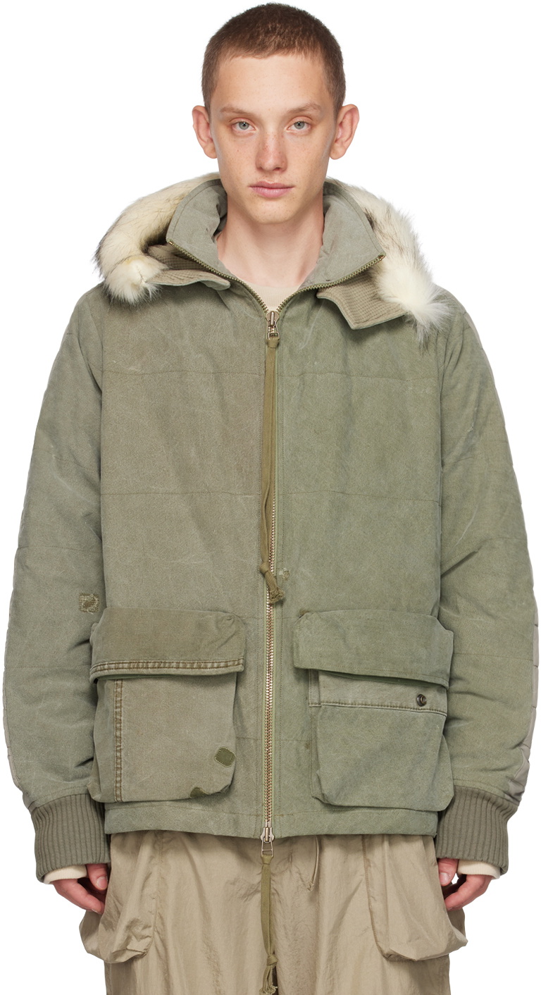 Greg Lauren Green Tent Retro Jacket Greg Lauren