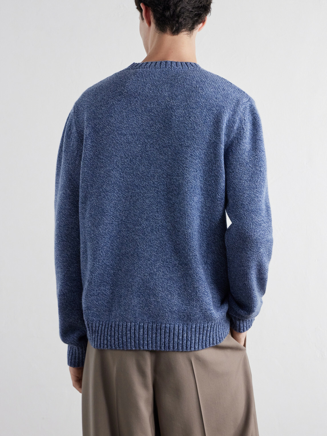 Valentino Garavani - Appliquéd Wool Sweater - Blue