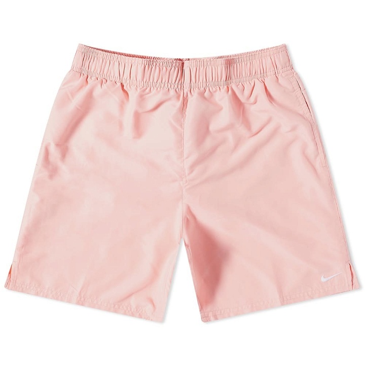 Photo: Nike Swim Men's 7" Volley Short in Bleached Coral