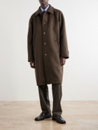 De Bonne Facture - Parisian Brushed Wool Coat - Brown