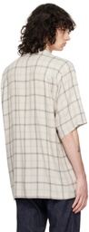the Shepherd UNDERCOVER Off-White & Gray Check Shirt