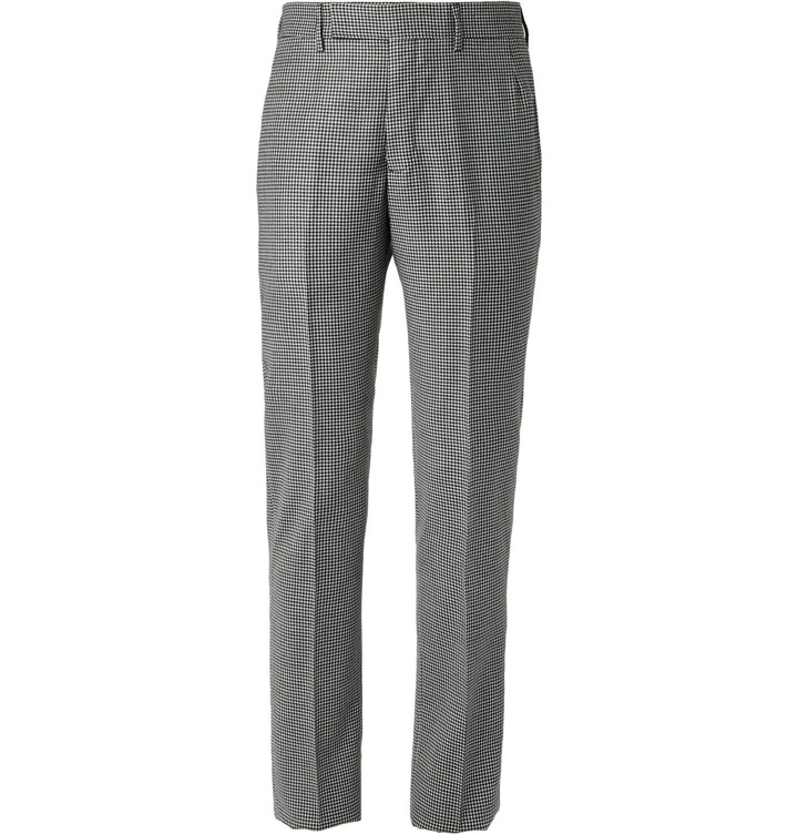 Photo: Gabriela Hearst - Ernest Slim-Fit Tapered Houndstooth Virgin Wool and Cashmere-Blend Suit Trousers - Multi