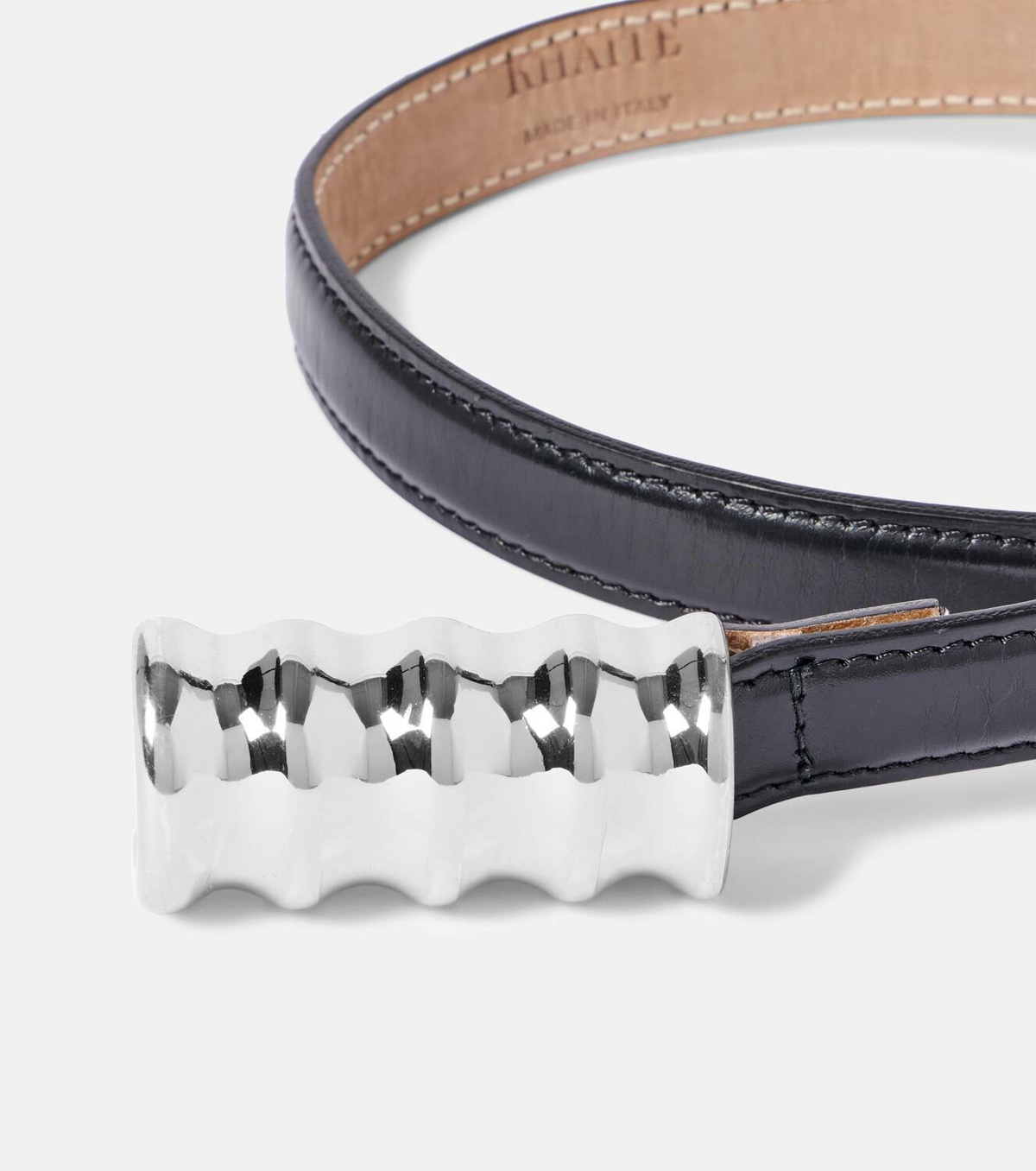 Khaite Julius leather belt