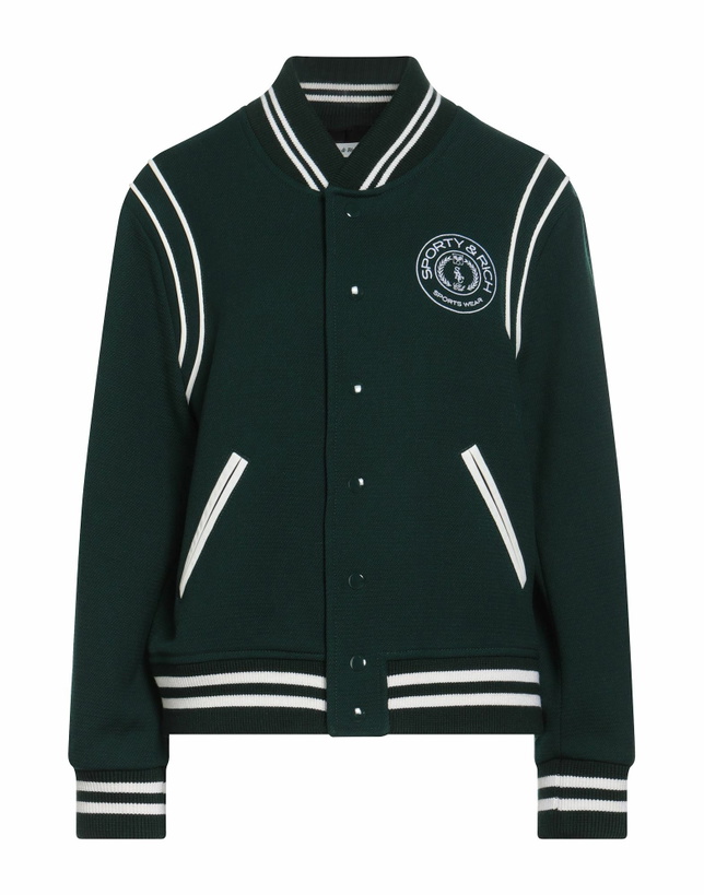 Photo: Sporty & Rich Womens Jacket Dark in Green