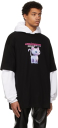 VETEMENTS Black 'Everyone Can Be A Unicorn' T-Shirt