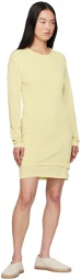 LEMAIRE Yellow Double Layer Minidress