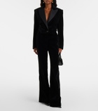 Costarellos Cotton velvet blazer