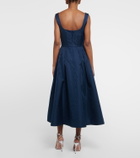 Rebecca Vallance Crêpe midi dress