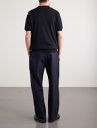 Kiton - Knitted Cotton T-Shirt - Black