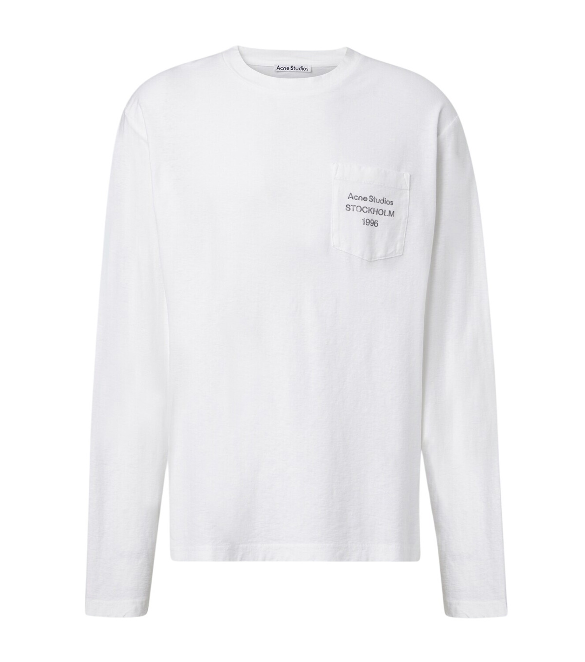Acne Studios Men's Everest Sports T-Shirt in Ivory White Acne Studios