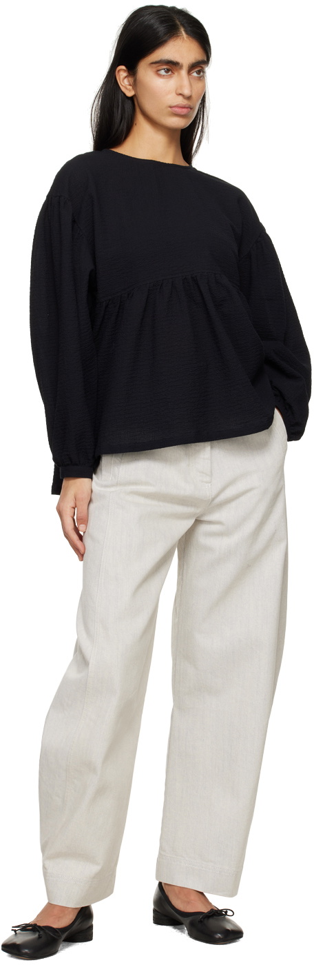 Henrik Vibskov Black Bowl Blouse