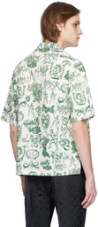 Charles Jeffrey Loverboy Green Oversized Shirt