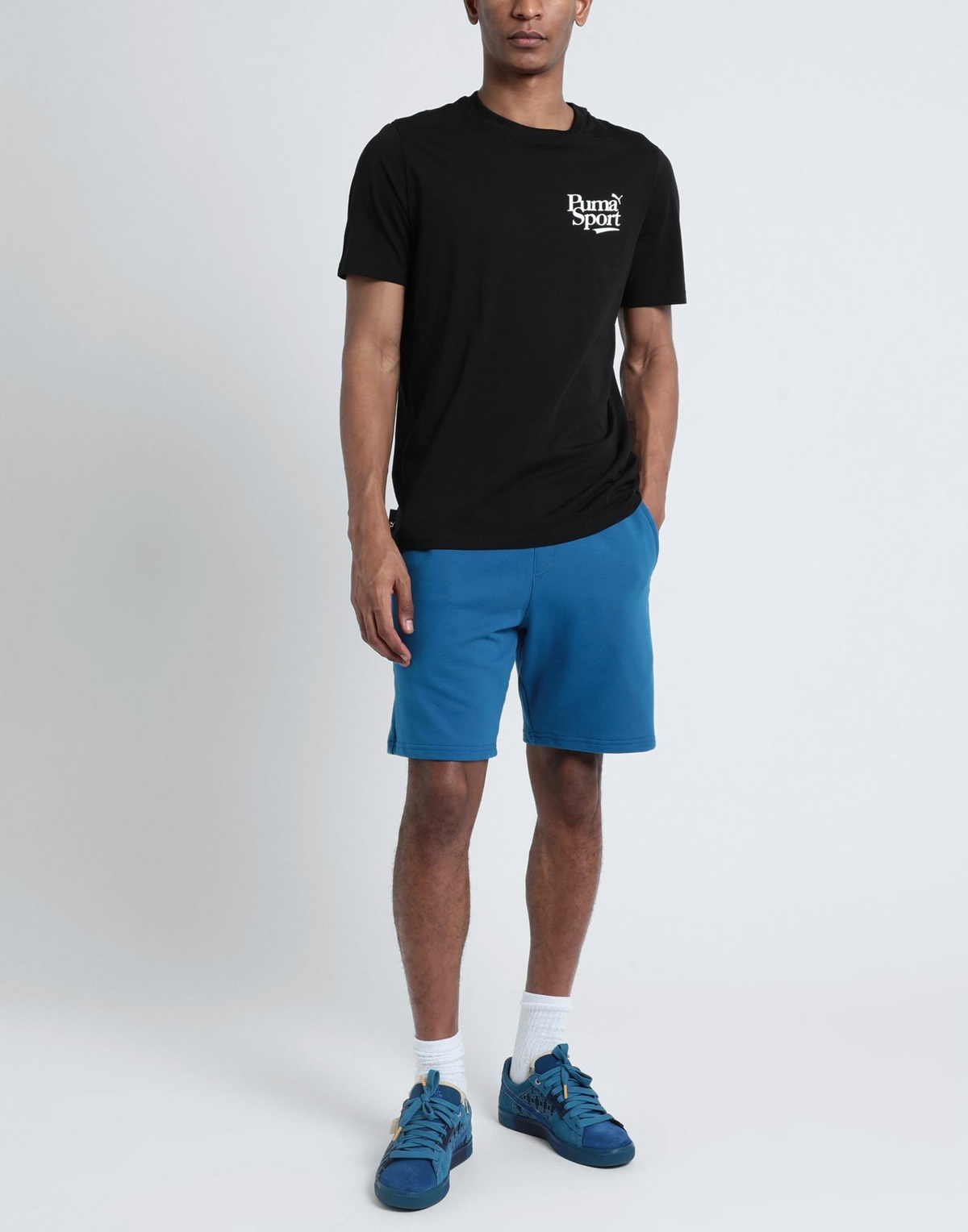 Puma Graphics Puma Legacy Tee Mens T-shirt in Black