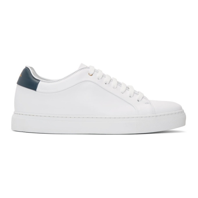 Photo: Paul Smith White and Blue Basso Sneakers