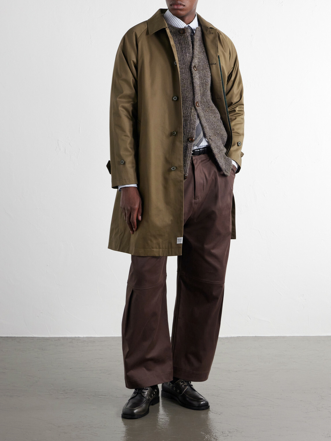 FrizmWORKS - Knitted Cardigan - Brown