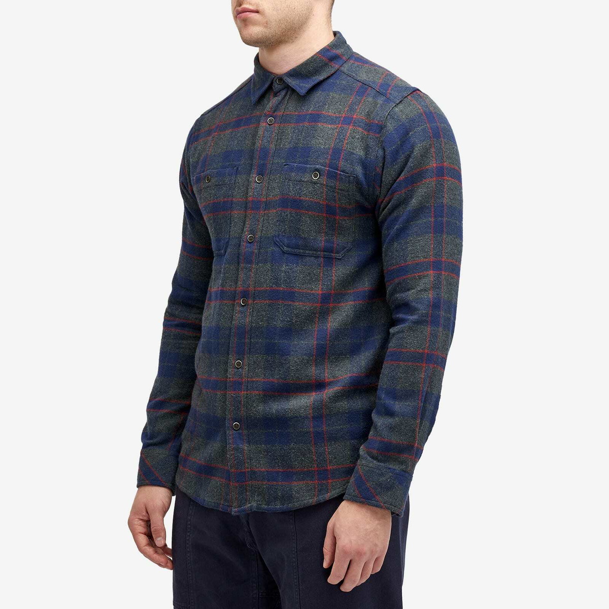 KAVU Men's Big Joe Overshirt in Harbor Side