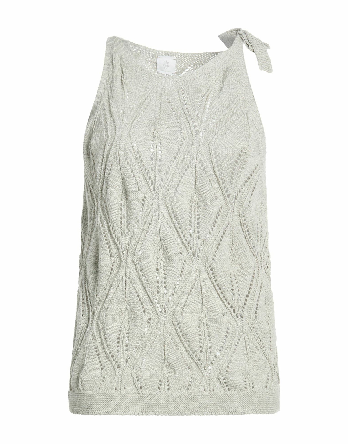 Eleventy Womens Top in Light grey