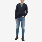 John Smedley Men's Merino Cardigan in Midnight