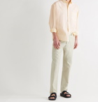 JACQUEMUS - Simon Logo-Embroidered Organic Cotton-Blend Shirt - Neutrals