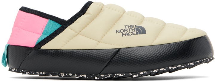 Photo: The North Face Beige & Pink ThermoBall Traction V Mules