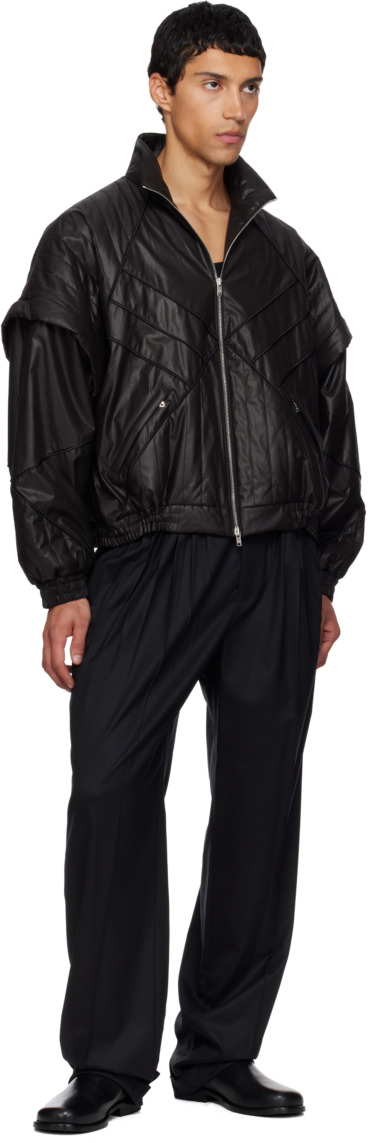 Peter Do Black Jade Trousers