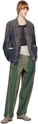 JiyongKim Navy Sun-Bleached Jacket