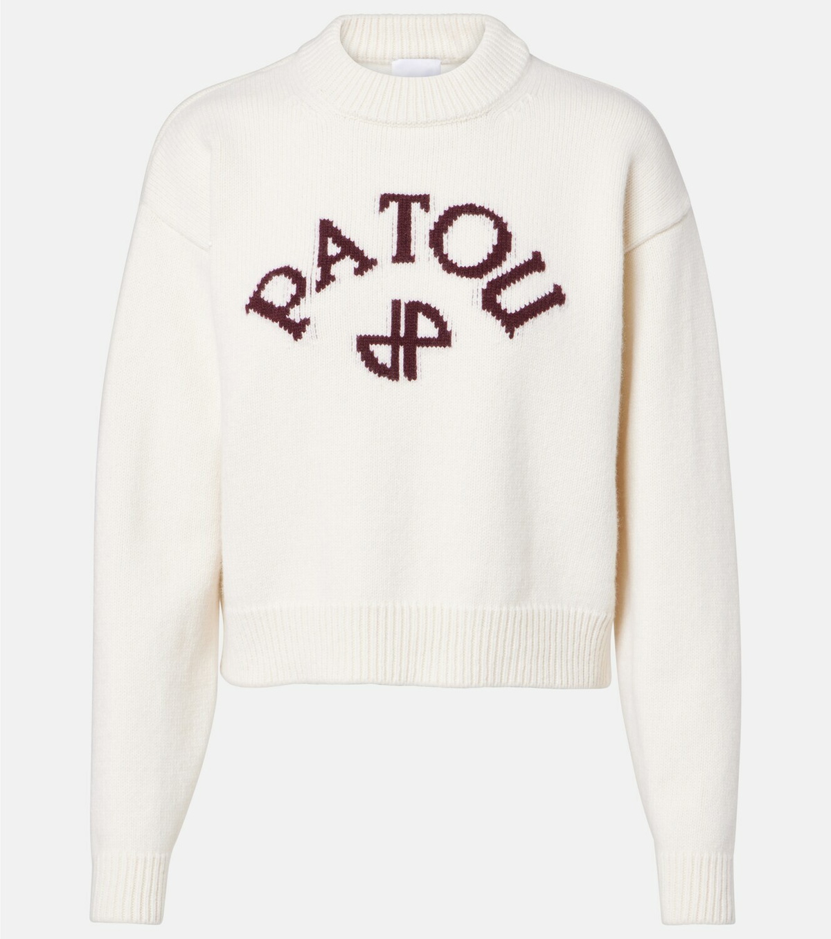 Patou Logo wool and cashmere sweater