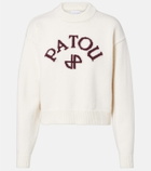Patou Logo wool and cashmere sweater