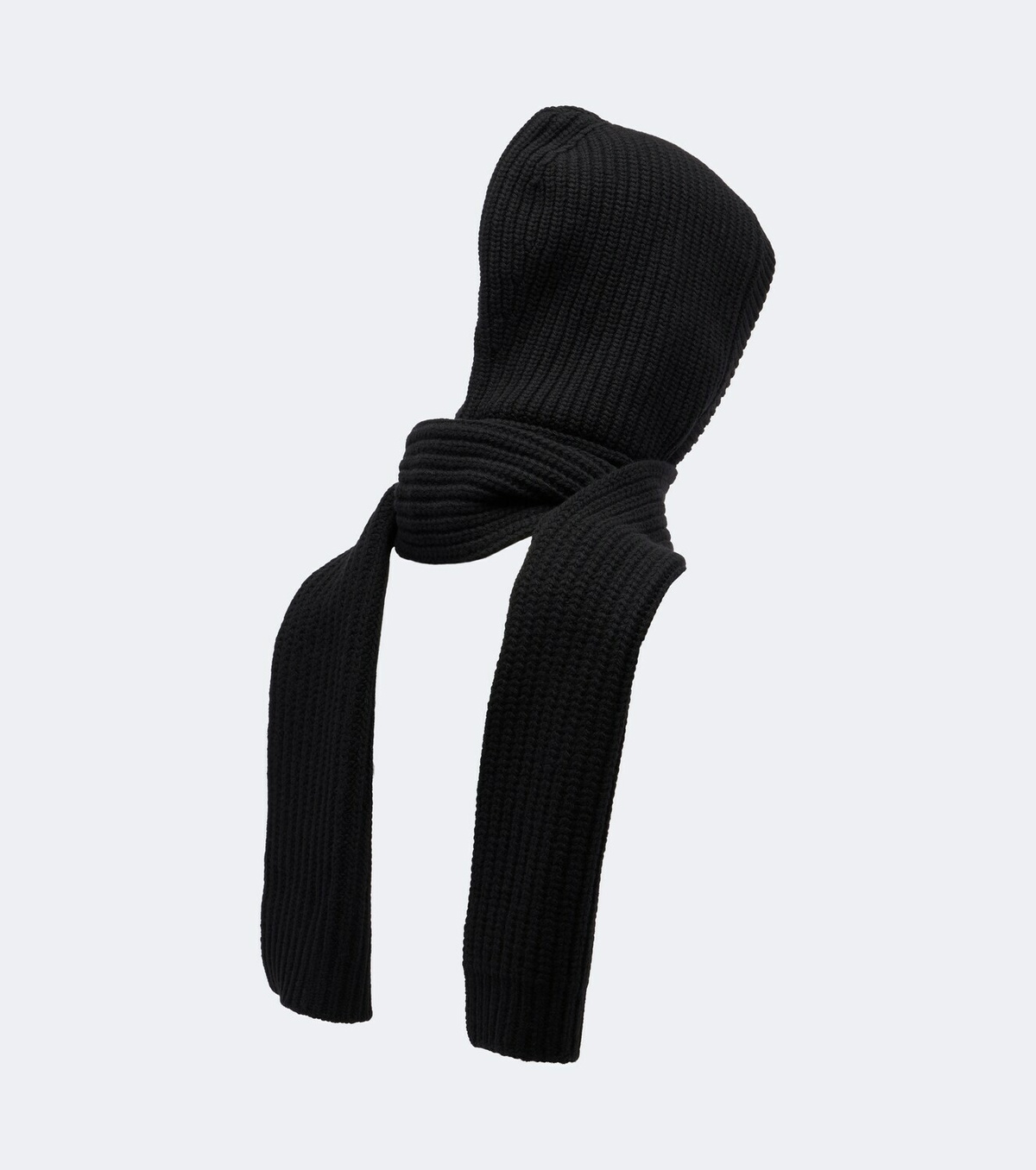 Moncler Ribbed-knit wool and cashmere hood