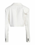 Msgm Womens Blazer in White