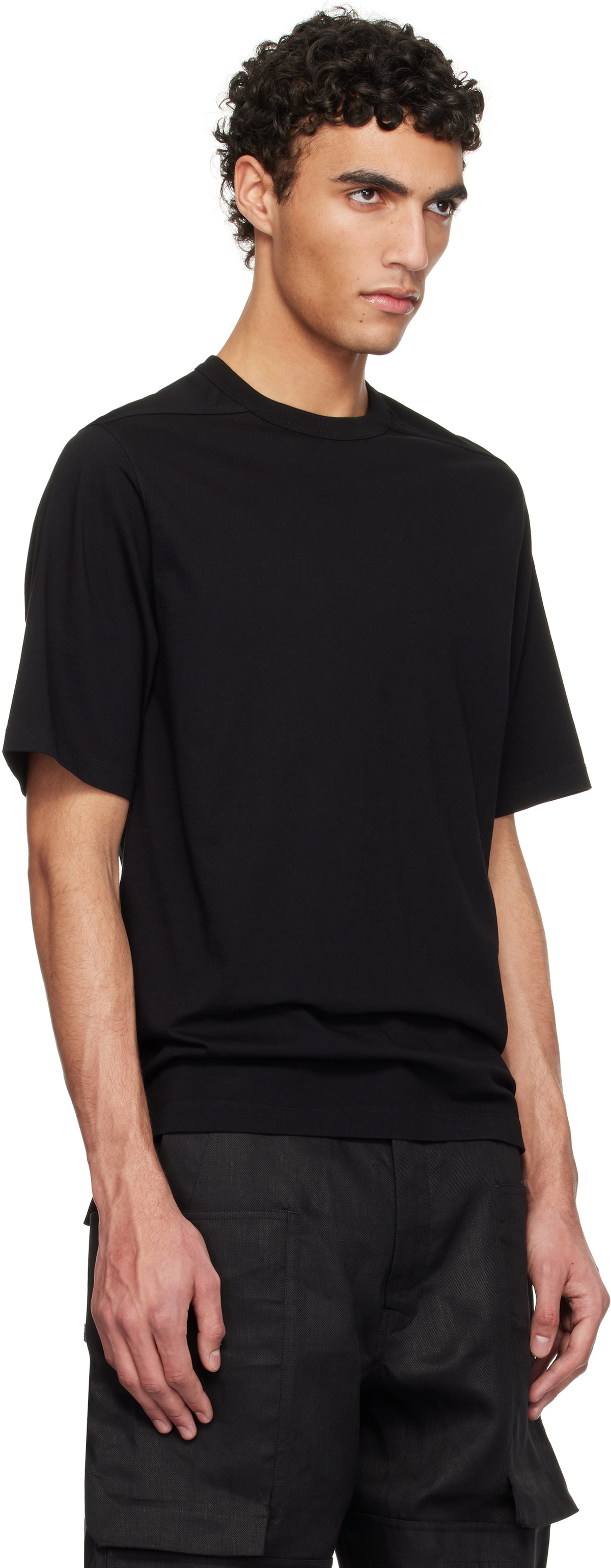 Rick Owens Black Hollywood Brad T-shirt Rick Owens