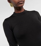 Fforme Freya knitted silk-blend shirt