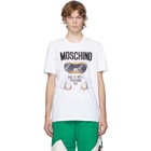 Moschino White Micro Teddy Bear T-Shirt