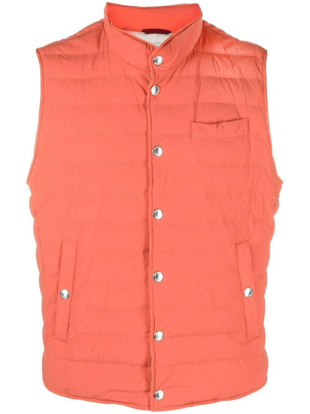 Photo: BRUNELLO CUCINELLI - Quilted Nylon Padded Vest