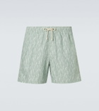 Canali Printed swim trunks