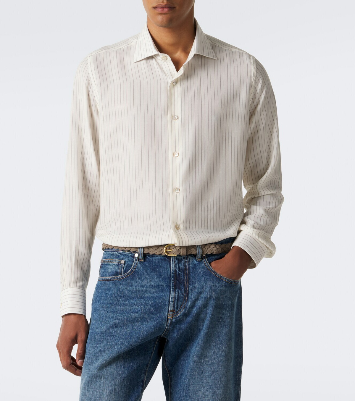 Eleventy Striped shirt