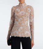 Elie Saab Guipure lace top